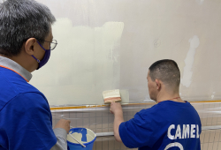 Service user joined Paint Apprenticeship Workshop.
