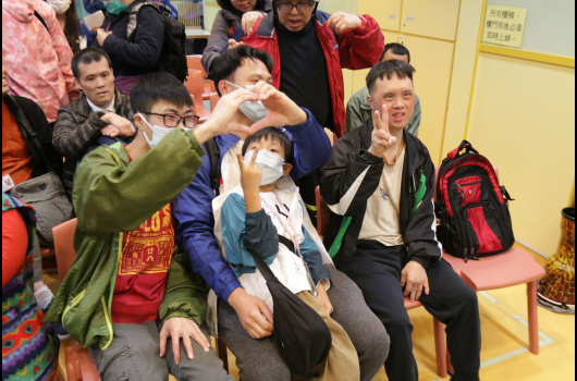 Volunteers and service users enjoyed the event